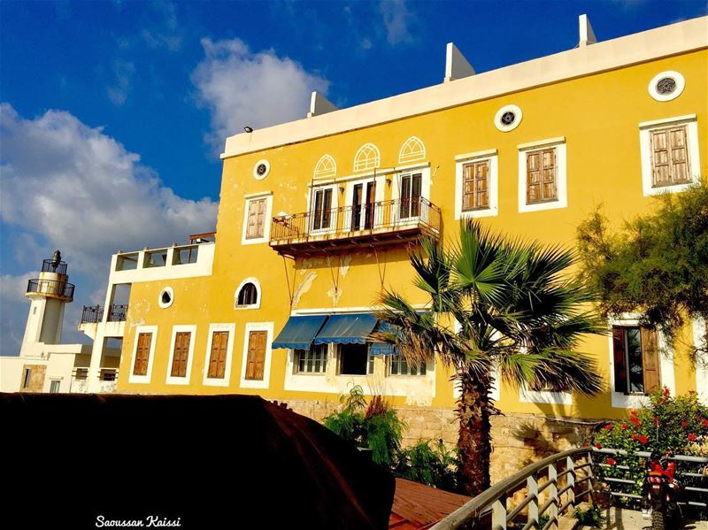  nostalgia  heritage  lebanonhouses  oldhouse  yellow  lighthouse  tyr ...