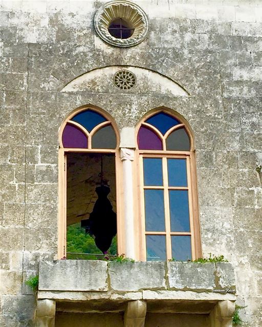  nostalgia  old  oldhouse  window  stainedglass  heritage  lebanonhouses ...
