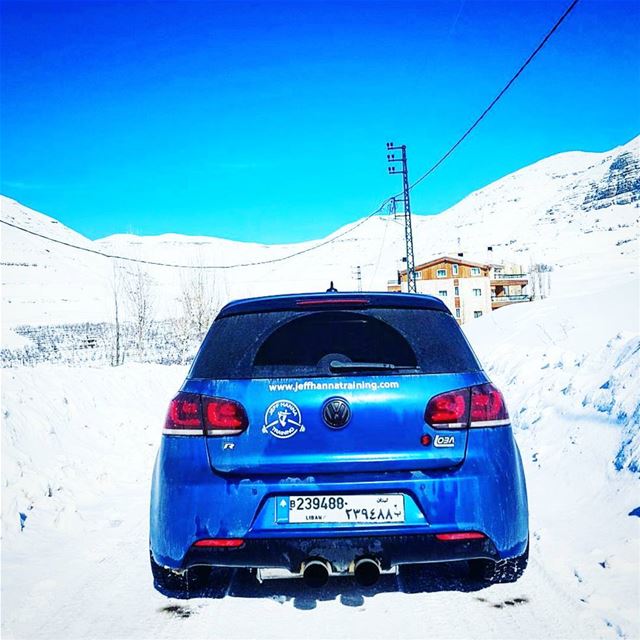 Not only a racing beast, but also a snow machine!  Jeffhannatraining ... (Faraya, Mont-Liban, Lebanon)