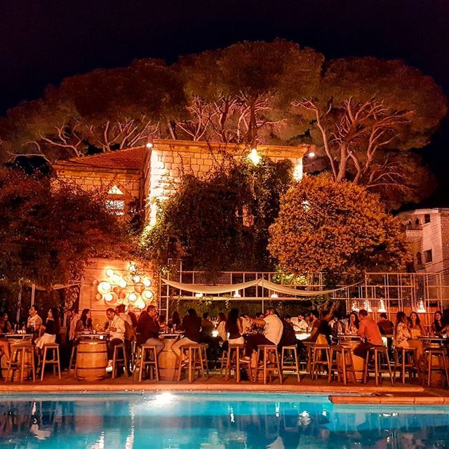 Nothing as beautiful as a fresh summer night under the tall pine trees in... (Printania Palace Hotel)