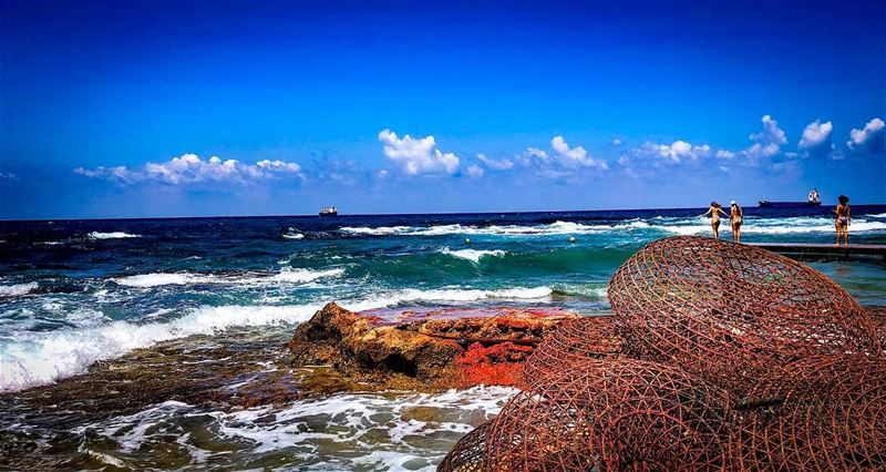 Nothing but positive vibes....🌞🌊🏊🏻‍♂️  summer  summerfun  summerday ... (Batroûn)