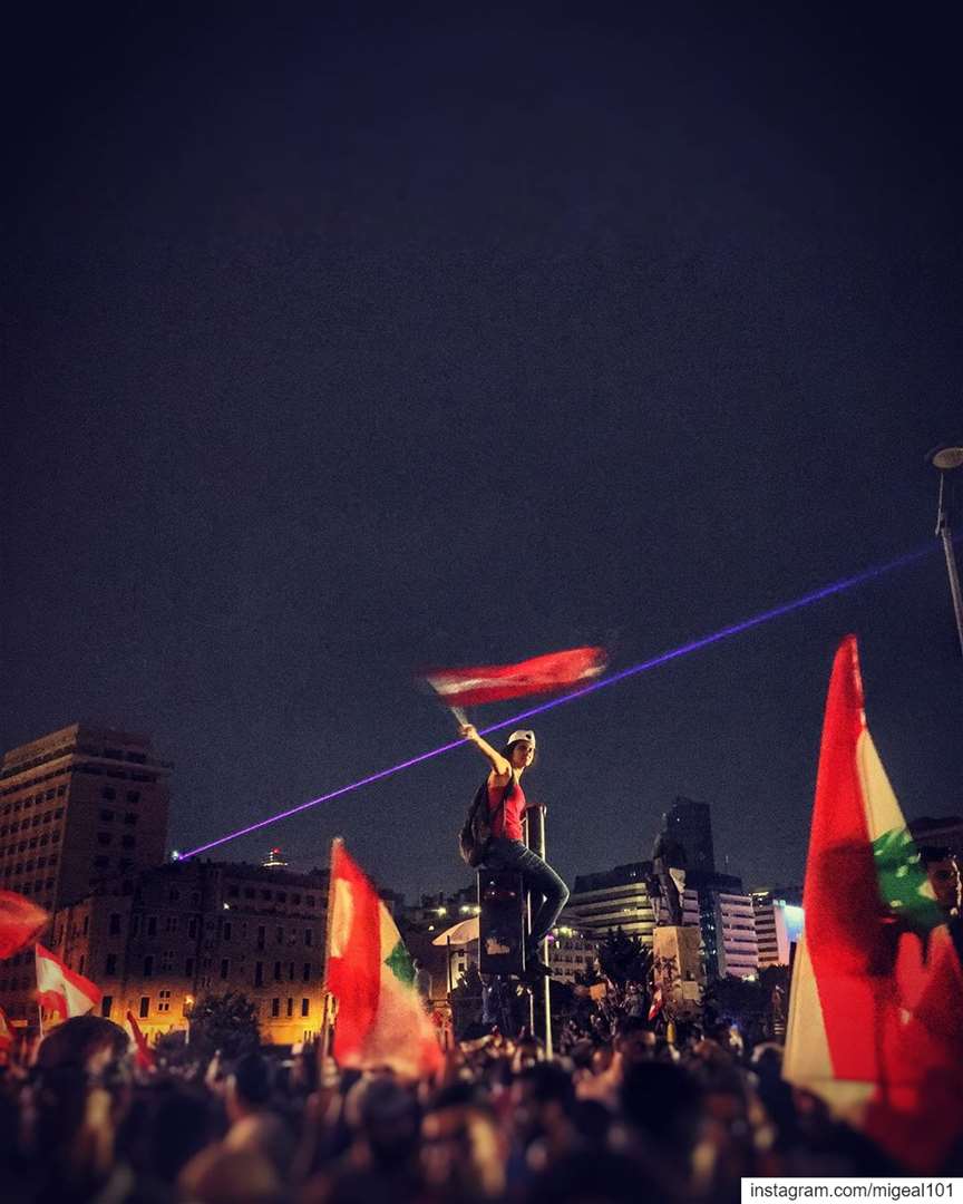Nothing can marginalise  the will of the people 🇱🇧 ... ... (Beirut, Lebanon)