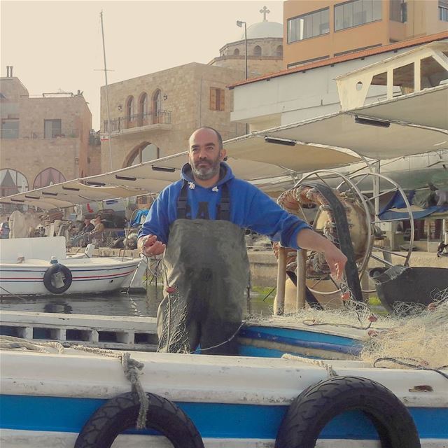 Nothing worth having comes easy....Good morning 💙 Batroun  Fisherman ... (Mina Batroun)