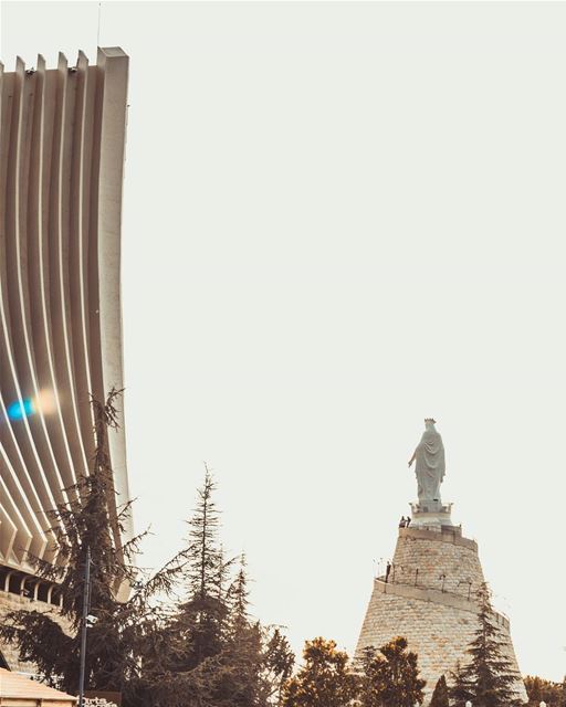 Notre dame de Harissa,... (Harîssa, Mont-Liban, Lebanon)