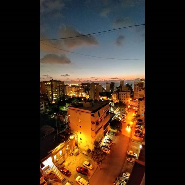 Now!.. sunset  beirut  lebanon  vacation  night  nightlights  sunrise ... (Beirut, Lebanon)