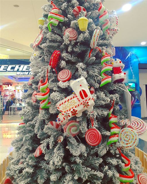 Now this is a really sweet Christmas tree 🍭🍬🍥🌲🌲🌲  christmas ... (City Mall - Dora)