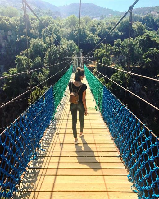 Nowhere bridge.  livelovetripoli  livelovebeirut ... (Sir- Al Deniye)