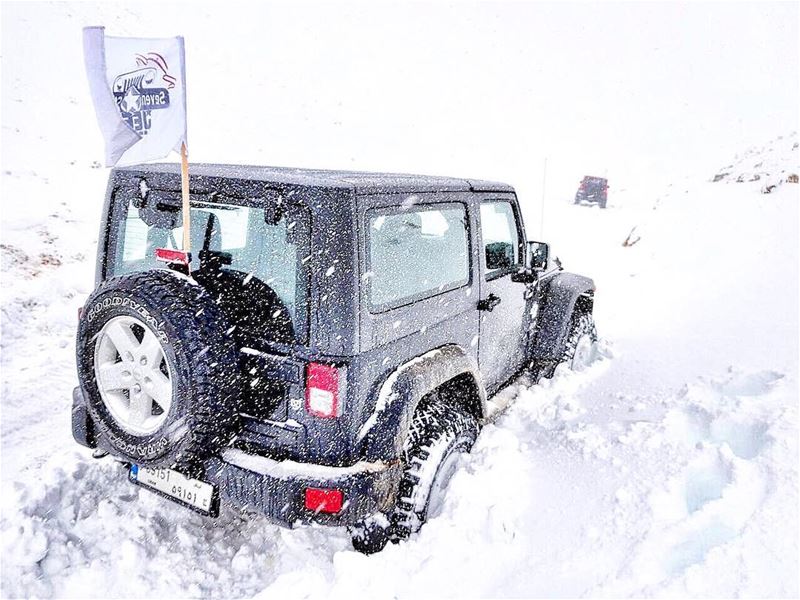 O|||||||O Her 🌨❄️  lebanon  mountains  jeep  offroad  wrangler  jeeplife ...