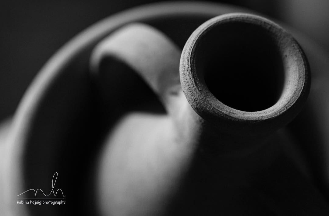 Objects in B&W  beirut  pottery  pot  jug  clay  photography   ramadan ...