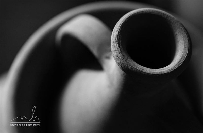 Objects in B&W  beirut  pottery  pot  jug  clay  photography   ramadan ...
