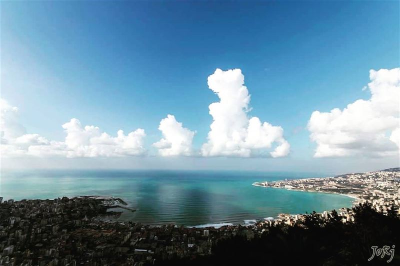 Obscured by Clouds...  clouds  Shapes  CloudReflections  CloudOverWater ... (جونية - Jounieh)