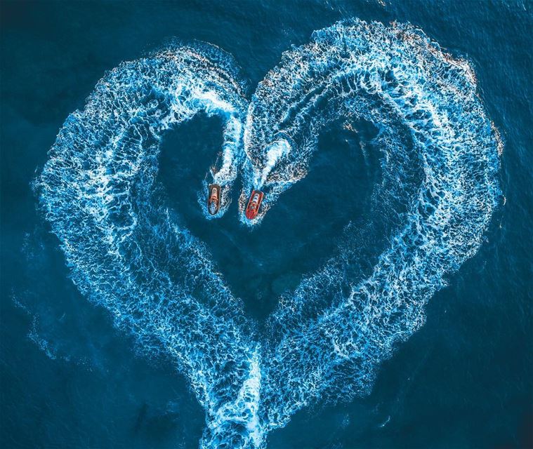 Ocean Love 💙Photo taken with the @djiglobal Phantom 4... (White Beach)