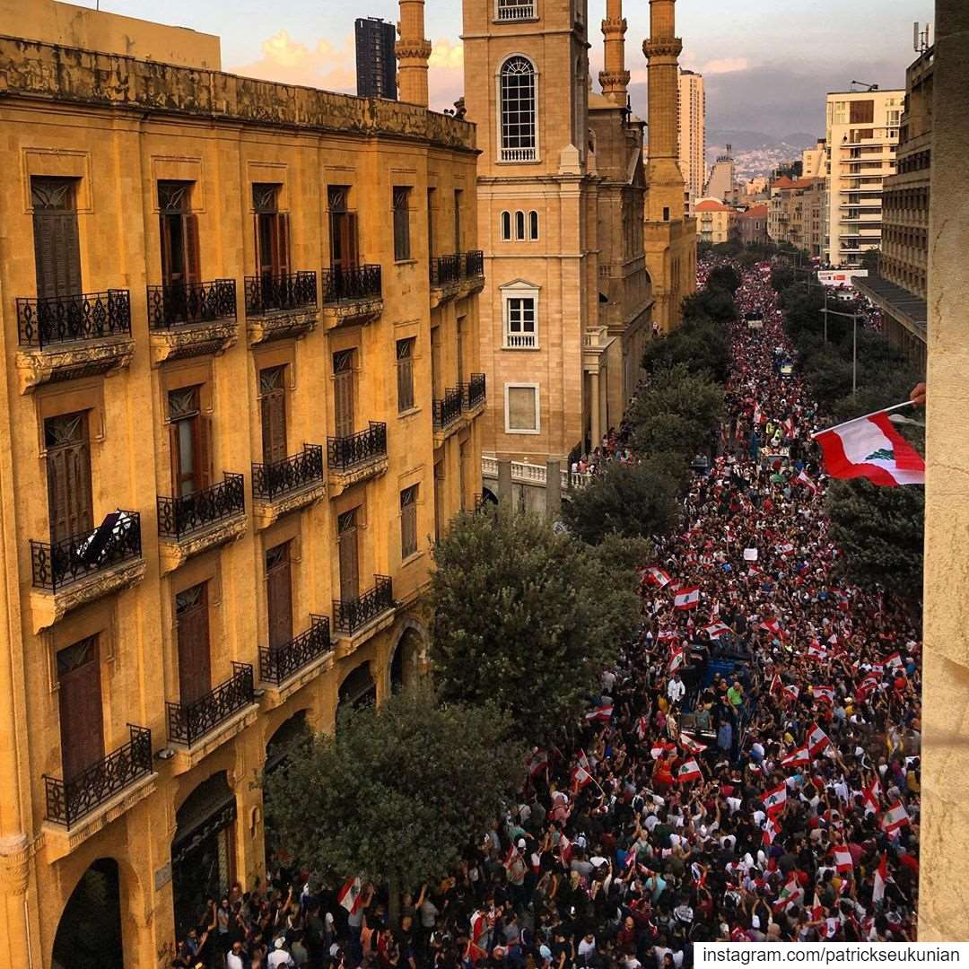 Oct. 20, La Révolution Libanaise. beirut  lebanon  weekend  sunset ... (Beirut, Lebanon)