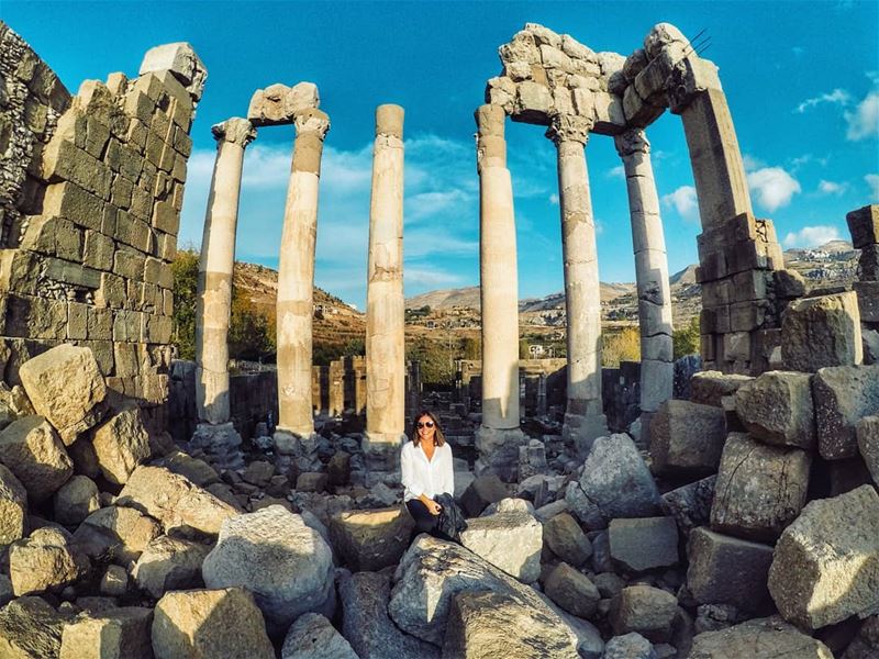 🏛 octobervibes  faqra........ livelovekfardebian  goprohero5 ... (Ruins Faqra Kfardebian)