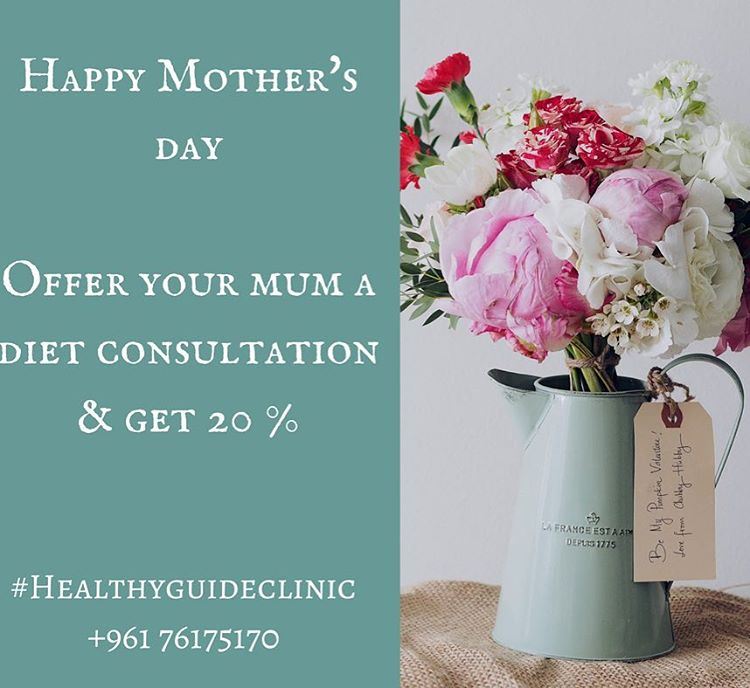 Offer you mum a Diet Consultation on her special day 💓 Get 20 % off ! ....