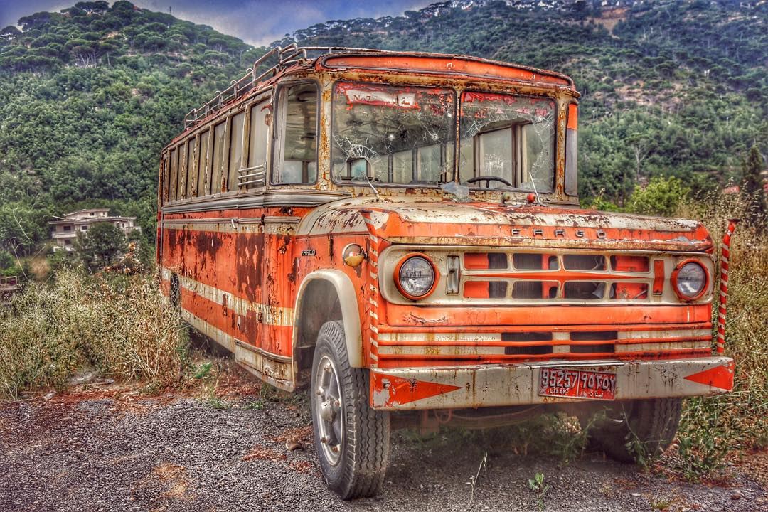  old  car  bus  schoolbus  vintage  vintagestyle  mylebanon  myphotography...