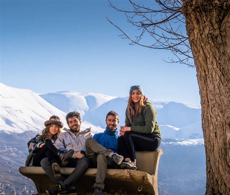 Old friends, fresh days  lebanon @livelovehadath (Hadeth El Joubbe, Liban-Nord, Lebanon)