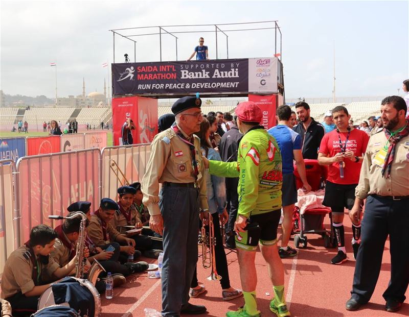 Old friends meet... oldfriends  scouts  lebanesescouts  saidastadium ...