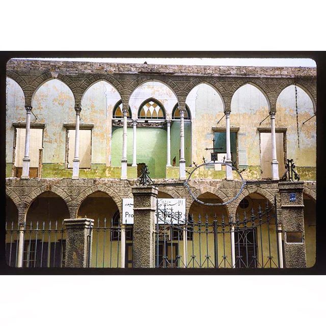 Old House in Beirut 1965 Copyright Charles W. Cushman .