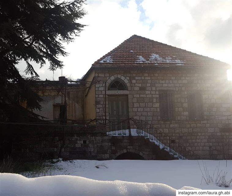  old  house  trees  snow  sunny  freelife  feelingfree  heritage  outside ...