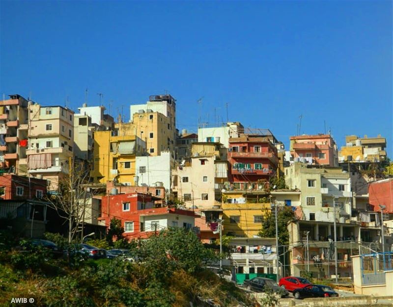  old  houses  colors  day  beautiful  outdoors  noperson  travel  tourism ... (Beirut, Lebanon)