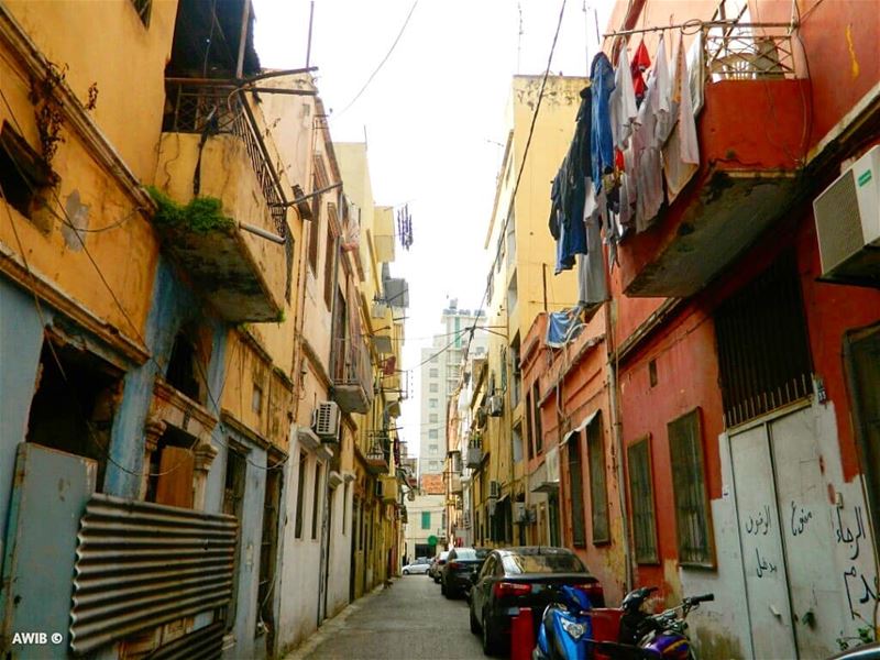  old  houses  colors  day  beautiful  outdoors  noperson  travel  tourism ... (Beirut, Lebanon)