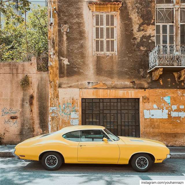 Old is gold 💛 lebanon  americanmuscle  livelovelebanon  mustang ... (Achrafie)