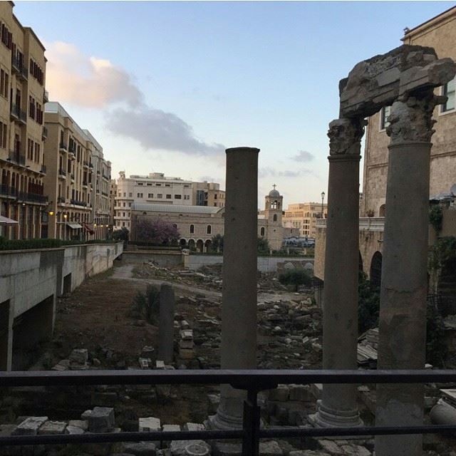 Old roman ruins Beirut BeirutCity
