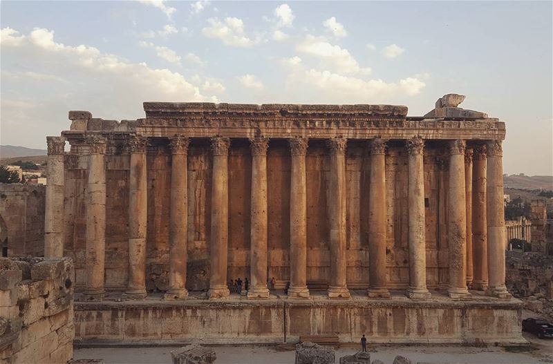 Old things always seem better...... baalbeck  livelovelebanon ... (Temple of Bacchus)