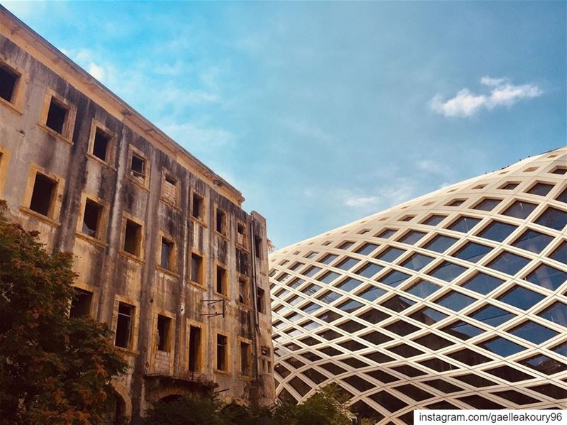 Old vs New  architecture  architecturephotography  oldarchitecture ... (Downtown Beirut)