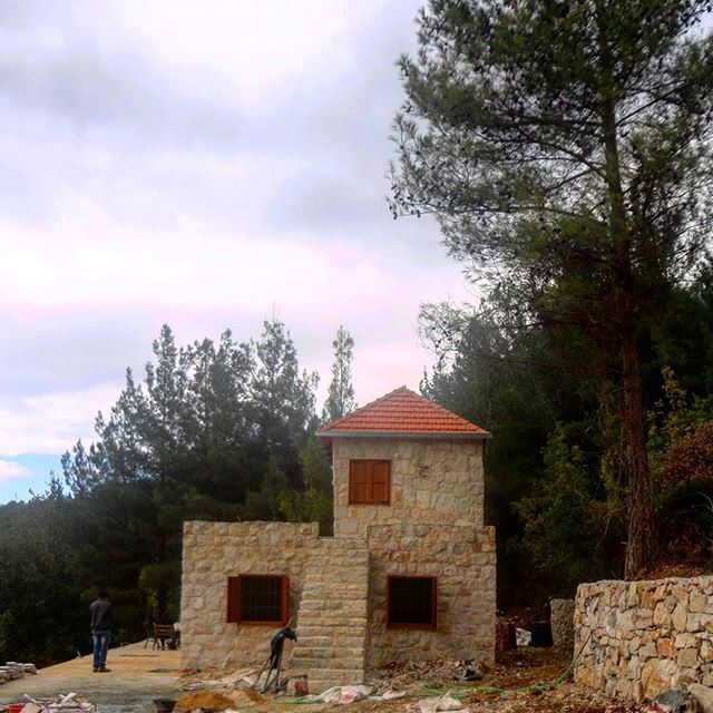 oldarchitecture redbrick stonehome oldlebanonhouses oldlebanesearchitecture whatsuplebanon discoverlebanon livelovehardine verduresbeautifulnature beautifulplace greenery (Hardine, Lebanon)