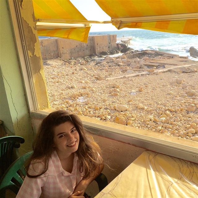Olivia @Café Rawda, Beirut city ☀️  beirut  lebanon  sea  instamood ...