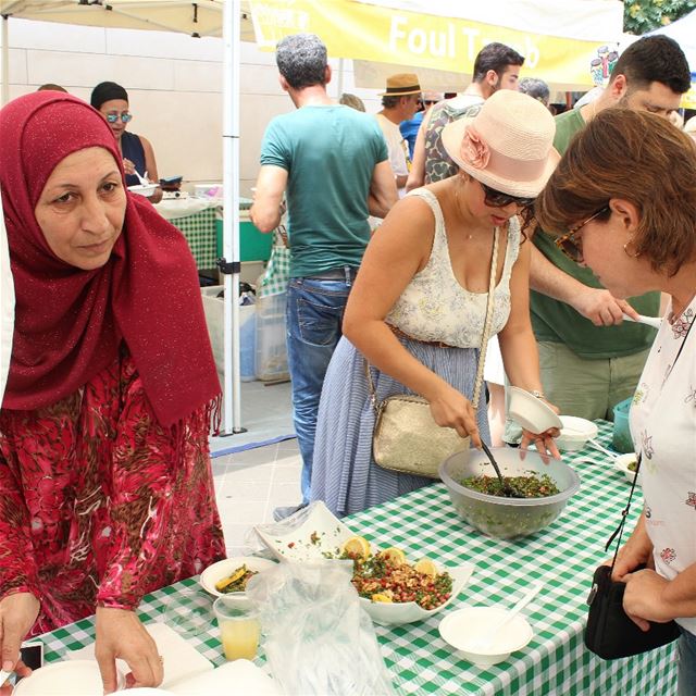 On Saturday at Souk el Tayeb in Beirut Souks….Roula Hachach, from Beirut,...