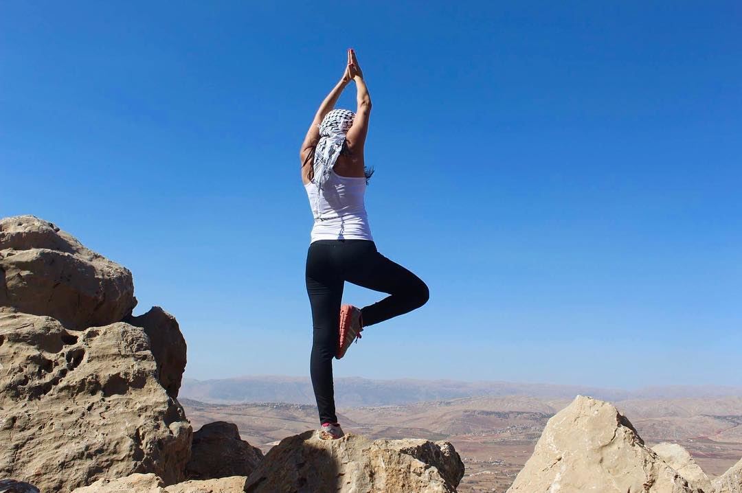 On that mind,body,spirit,flow strive for balance  yoga  healthychoices ... (Rashaya Al Wadi)