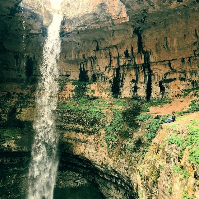 On the edge. photooftheday  photographer  photography  lebanon  beirut ... (Tannourine-Balou3 Bal3a)