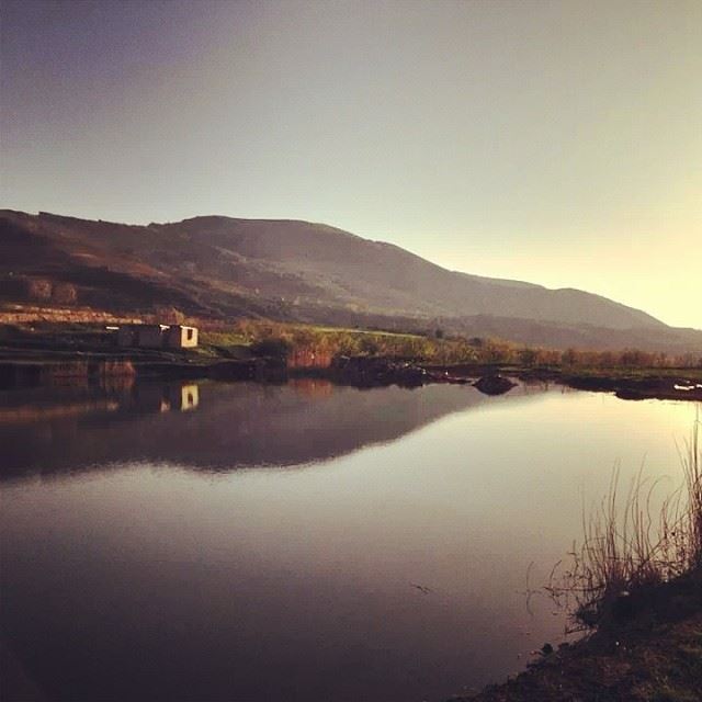 On the  lake  ehden  zgharta  lebanon ...