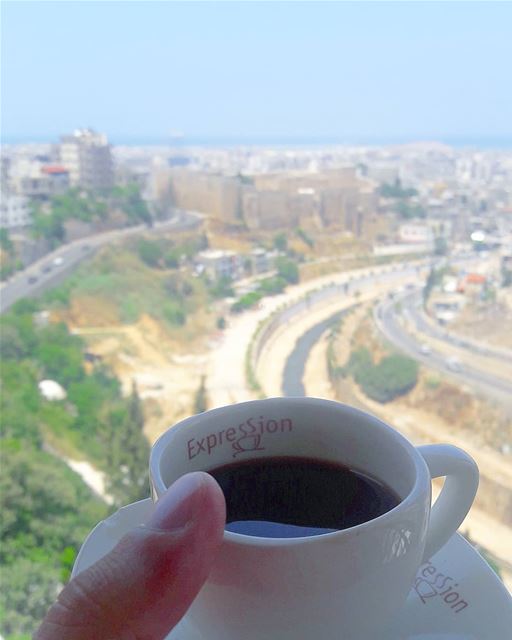☕ on the top of  Tripoli  Lebanon  TripoliLB  castle  river  balconyview ... (Tripoli, Lebanon)