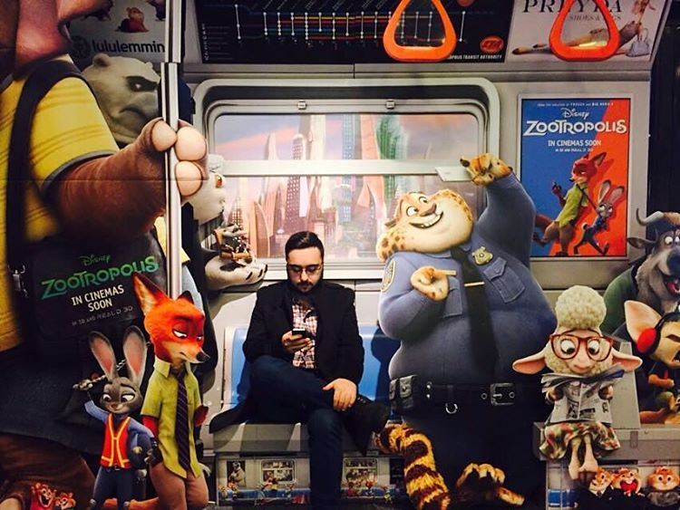 On the  train  mycitybeirut ... (Beirut Souks Cinemacity)