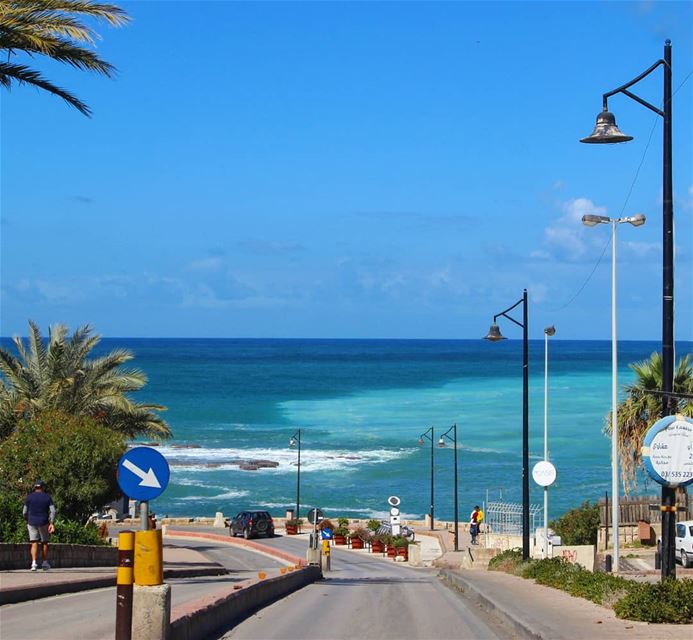 On this cloudy day, I'm feeling BLUE 💙 .......... Lebanon ... (Byblos - Jbeil)