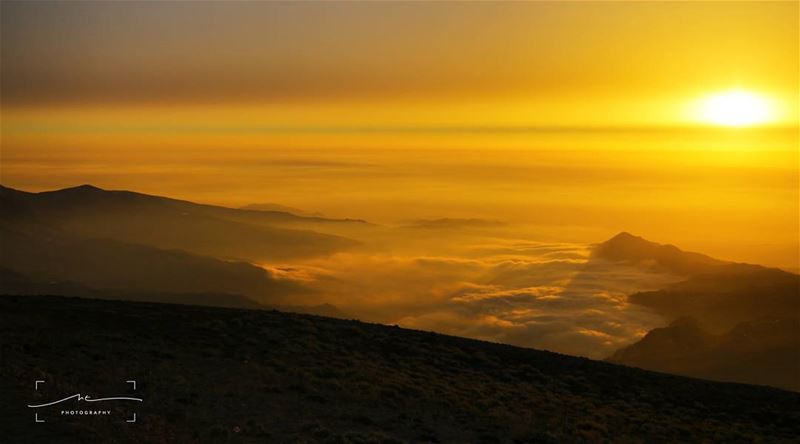 On top of a golden cloud 🌄🌄🌄 (Arez El Rabb)
