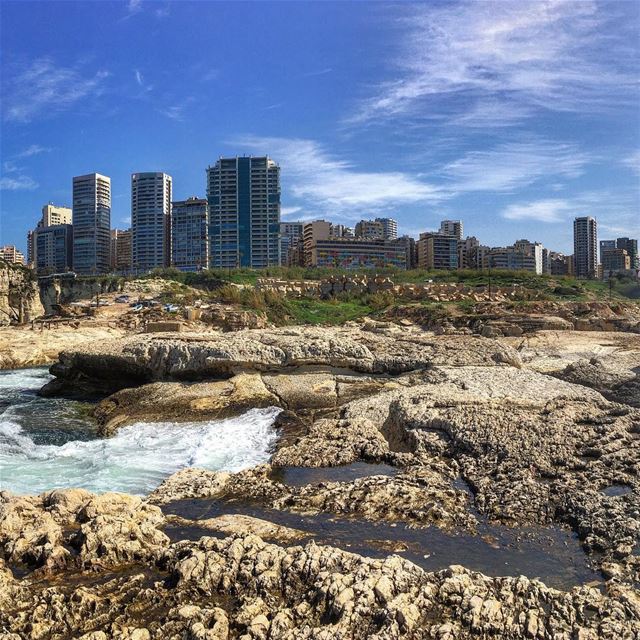 Once a year i post a panoramic view of Beirut city .. especially when the... (Beirut, Lebanon)