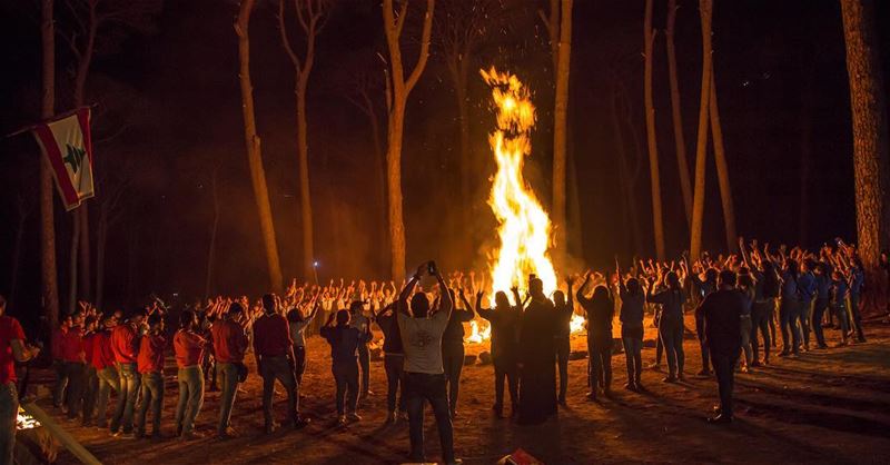 One big family, happy 60st anniversary IXeme Beirut 🔥⛺️🌄🚩  scout ... (Btekhnay)