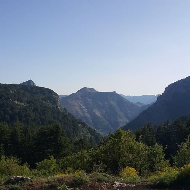 One can never grow bored of this view naturelovers  Lebanon  mountains ...
