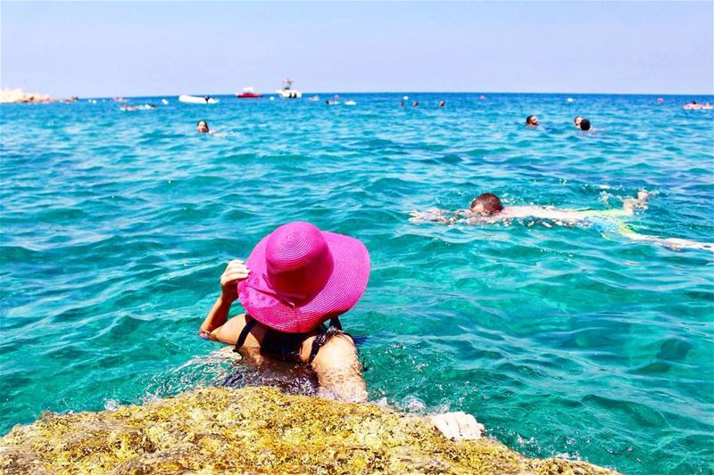 One Definition Of Vacation 💙🙌🏻🏊‍♂️ swimming  blue lebanon_ig ... (Ta7t El Ri7 - Anfeh)