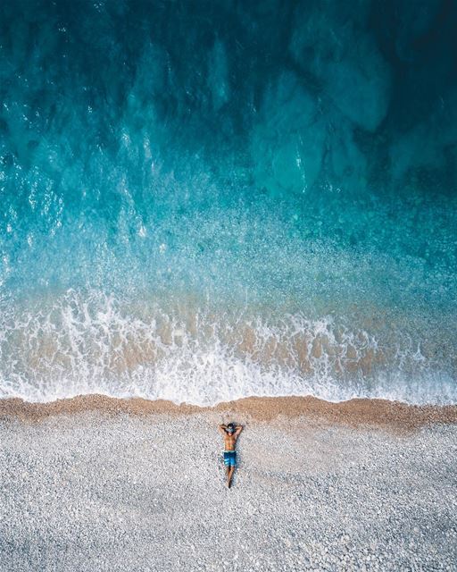 One of my favorite things about October is that you get to have the beach... (Batroûn)