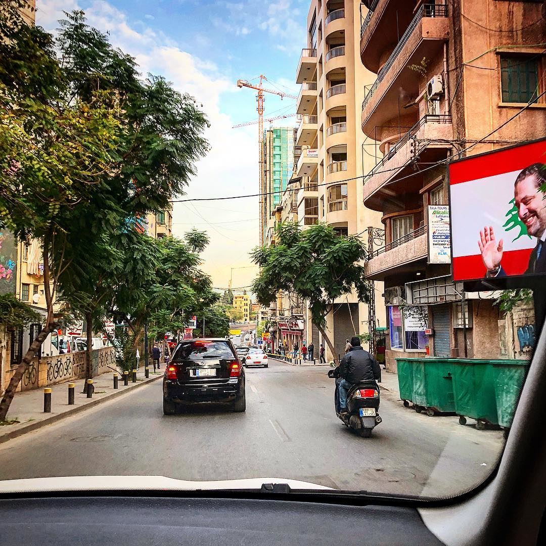 One of my favorite things to do in Beirut: driving around where I have... (Beirut, Lebanon)