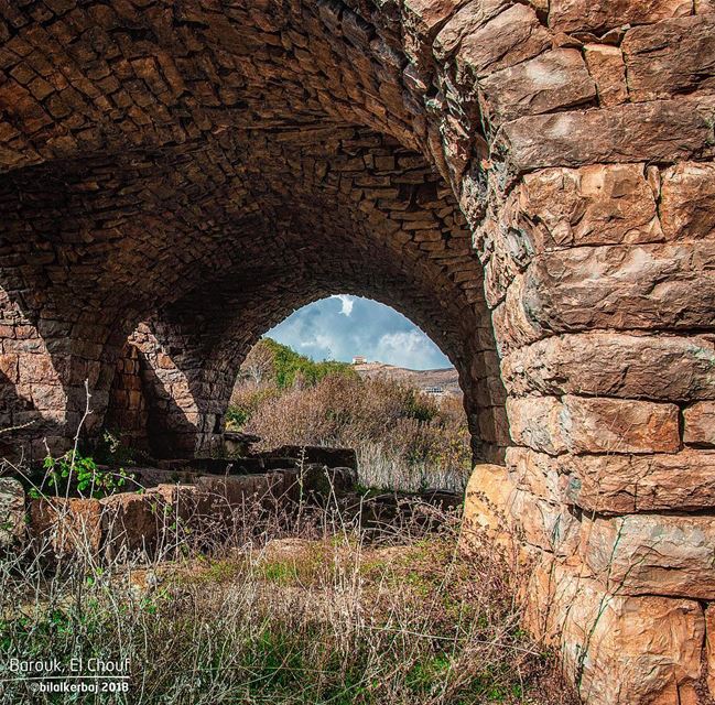 One of the abandoned authentic oil-presses in Barouk, Mount Lebanon——————— (Bâroûk, Mont-Liban, Lebanon)