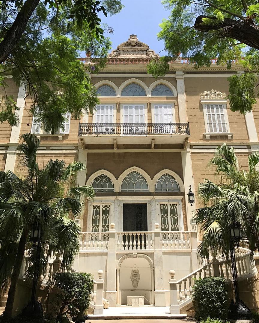 One of the beautiful old mansions in Sursock district, historical Beirut 🌱 (Beirut, Lebanon)