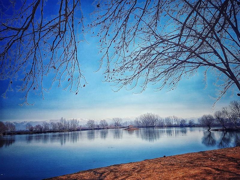 One of the best  places i've ever visited 🏞 livelovezahle ... (Taanayel Lake)