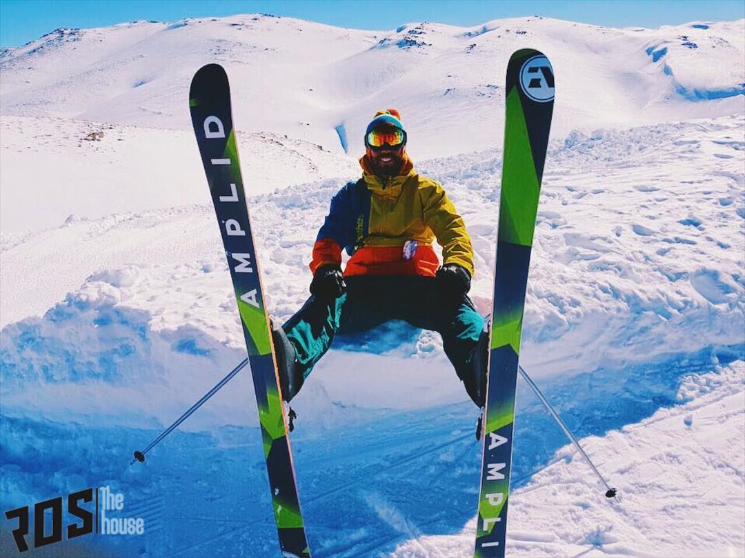 One of the first @amplid_research_cartel skis on the mountain and @kazangrg (Mzaar Ski Resort)